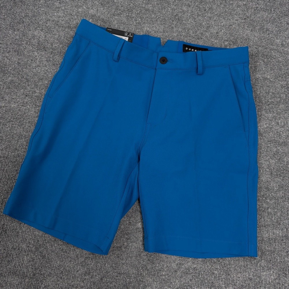 Dunning Golf Short Men 30 Laguna Blue‎ 8.5" Inseam Performance Stretch NEW